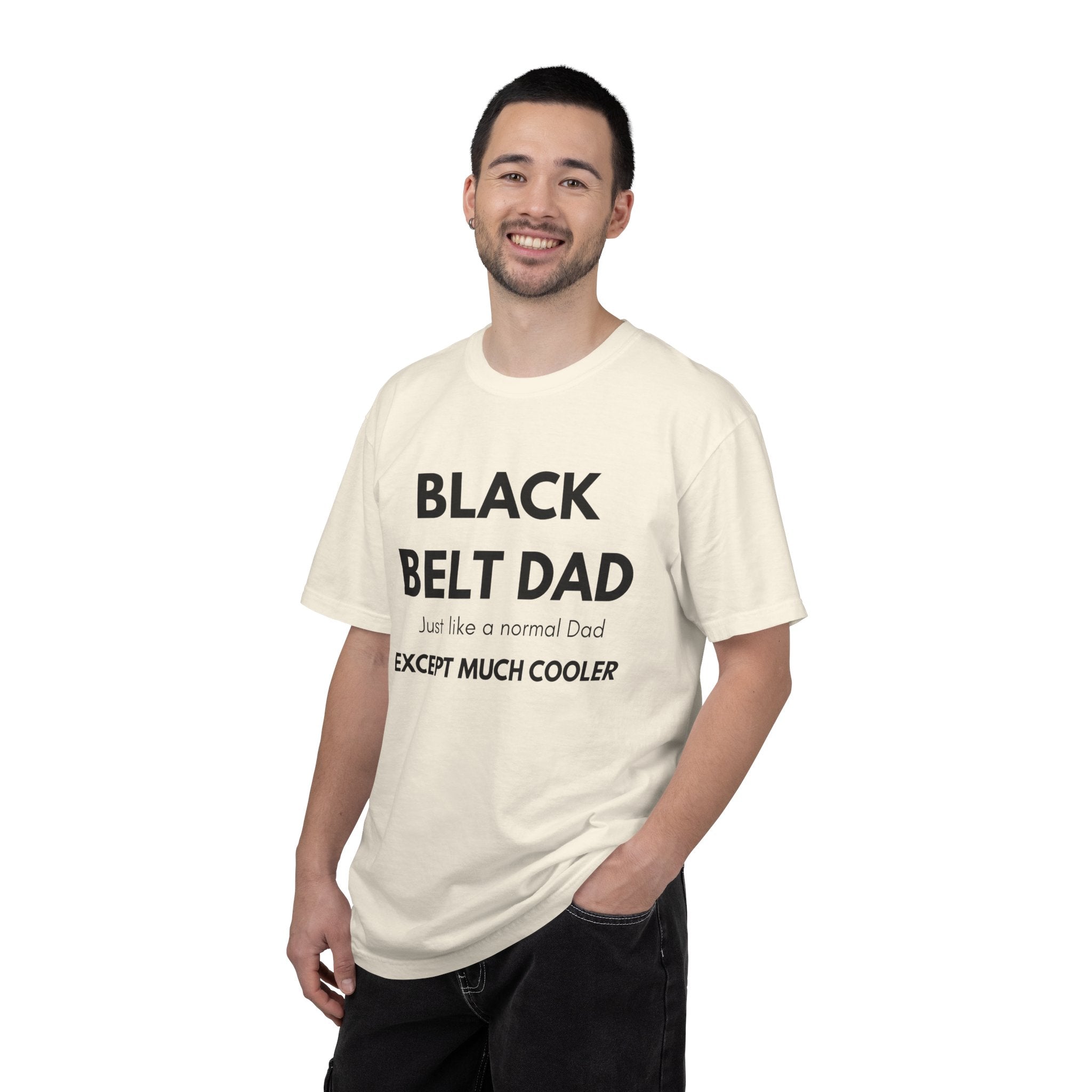 Black Belt Dad T-Shirt — "Black Belt Dad: Just like a normal Dad except much cooler" Martial Arts Father’s Day Tee