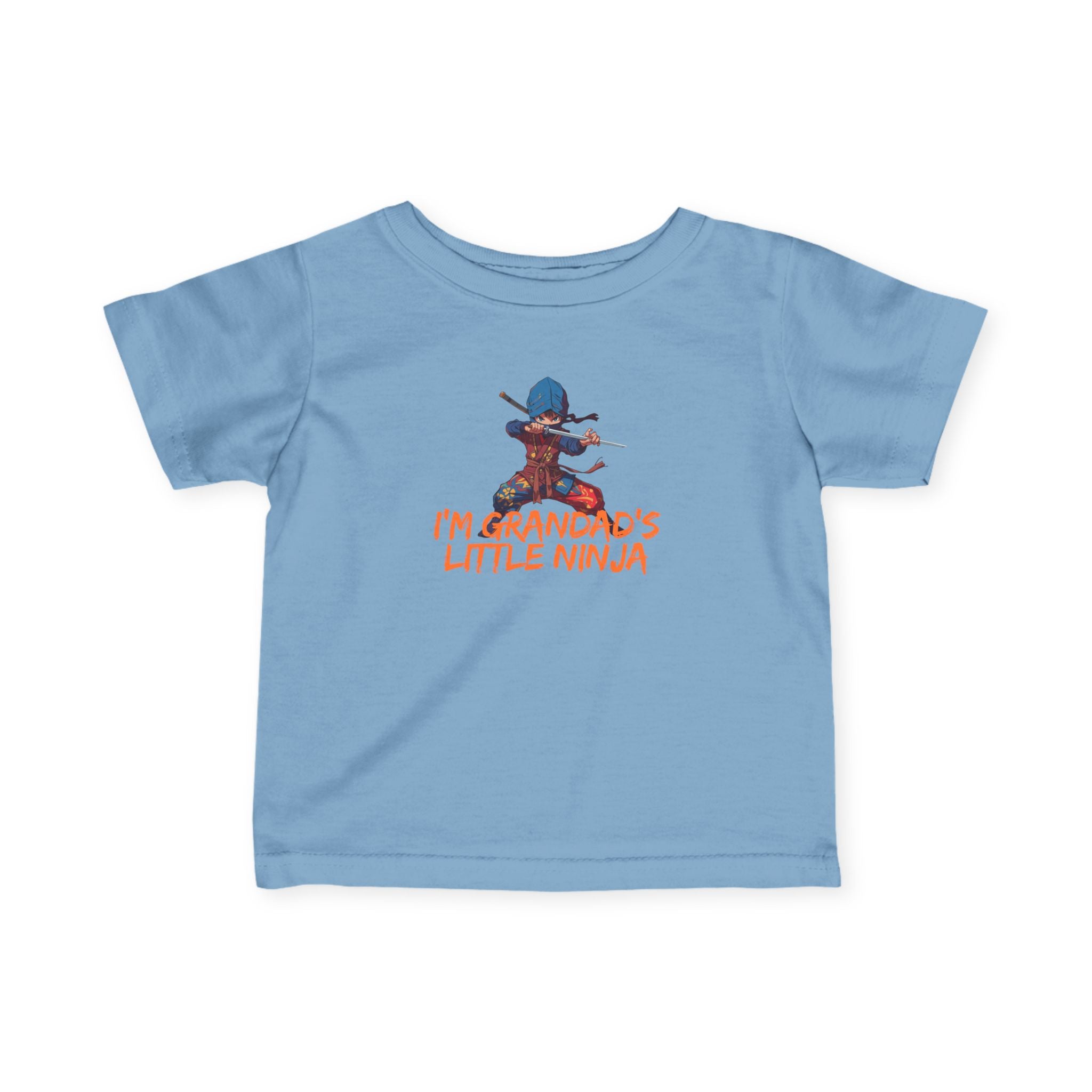 Infant Tee - "I'm Grandpa's Little Ninja" Cute Baby Ninja Graphic