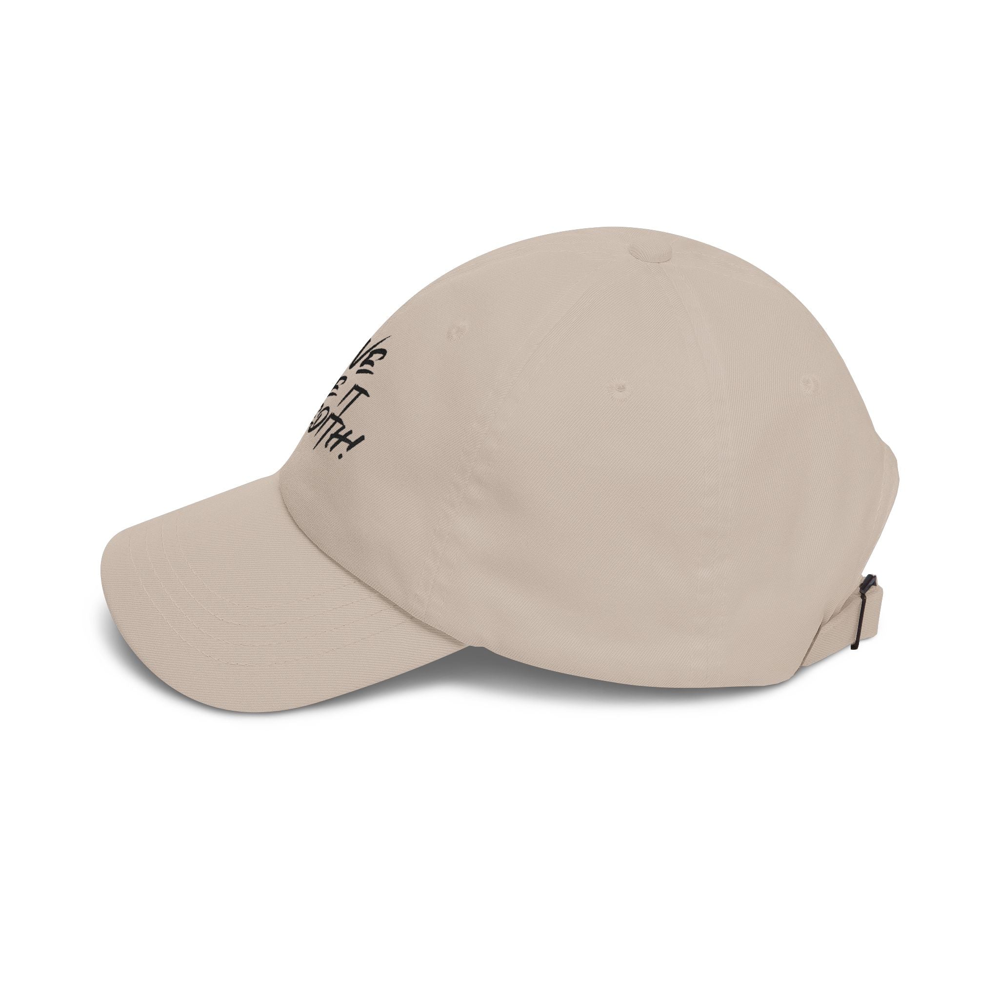 Dad Cap — "We’ve Made It Meredith!" Embroidered White Baseball Hat