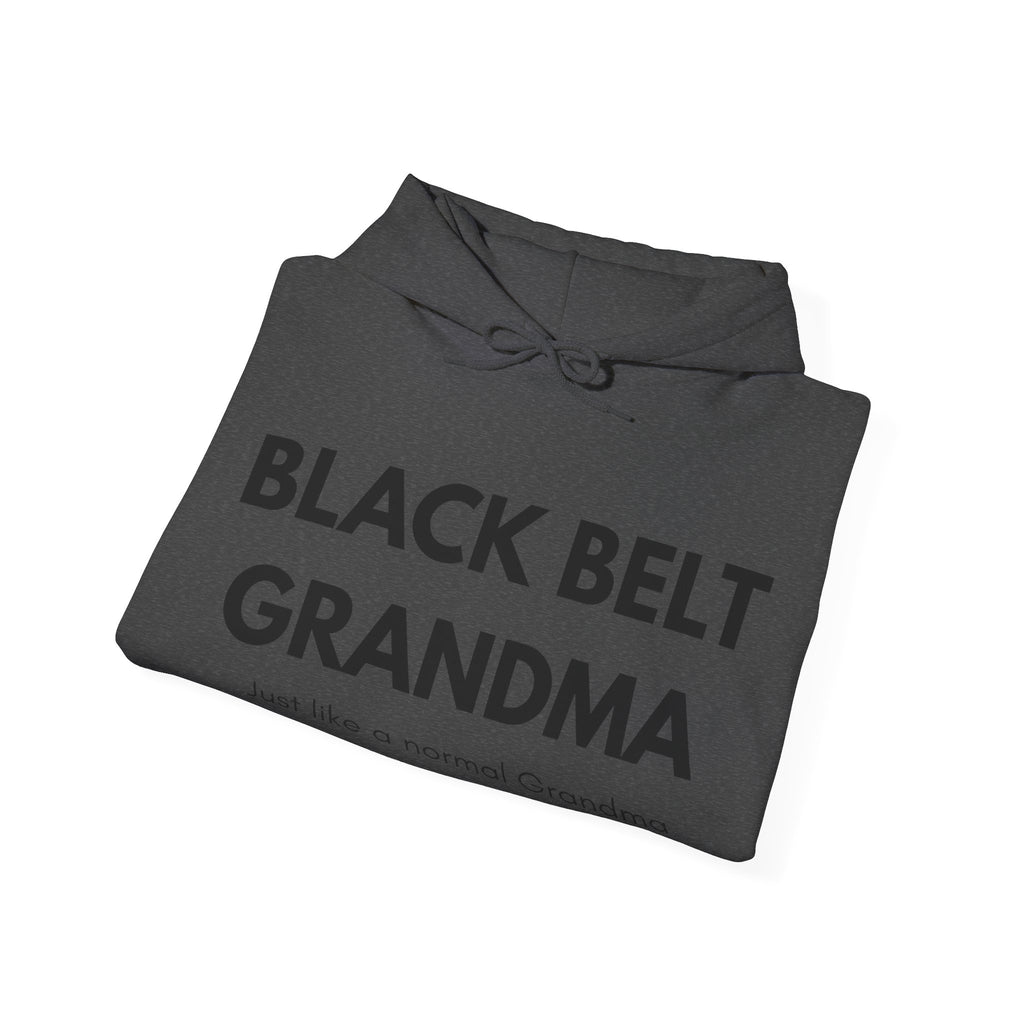 Black Belt Grandma Hoodie — "Just like a normal Grandma Except Much Cooler" Gift