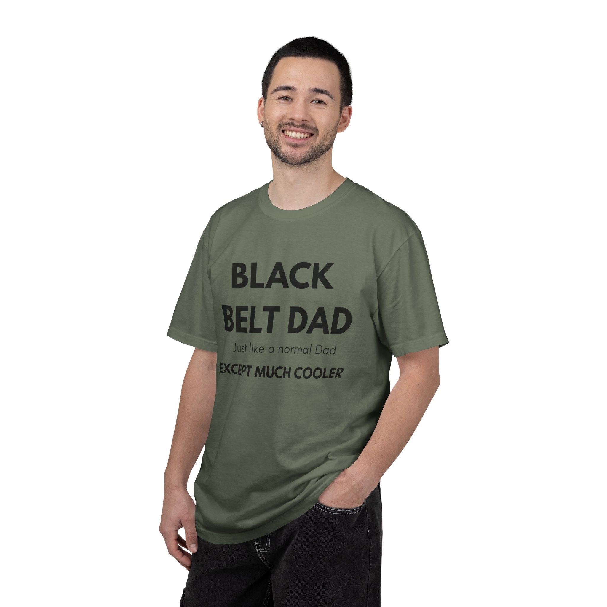 Black Belt Dad T-Shirt — "Black Belt Dad: Just like a normal Dad except much cooler" Martial Arts Father’s Day Tee