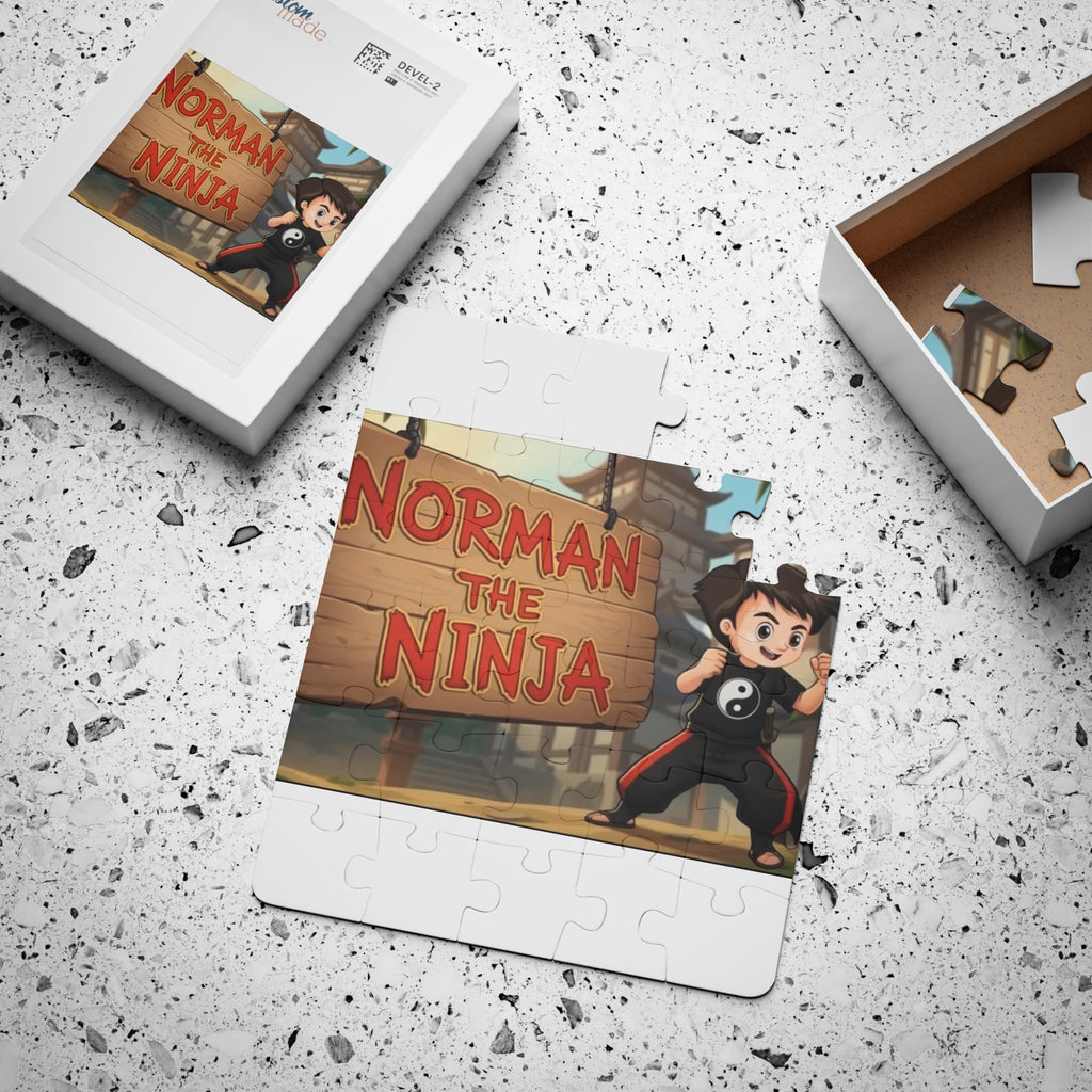 Norman the Ninja Kids Puzzle — 30-Piece Personalized Children's Jigsaw