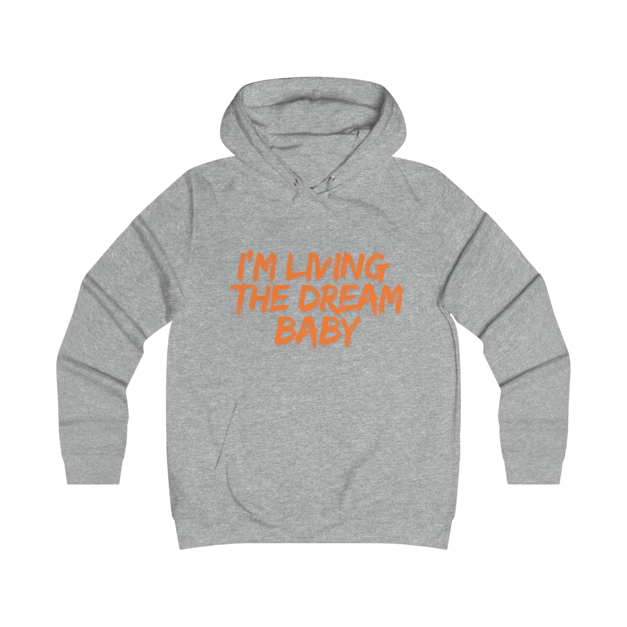 Living the Dream Baby Hoodie — Cute Girlie Graphic Pullover