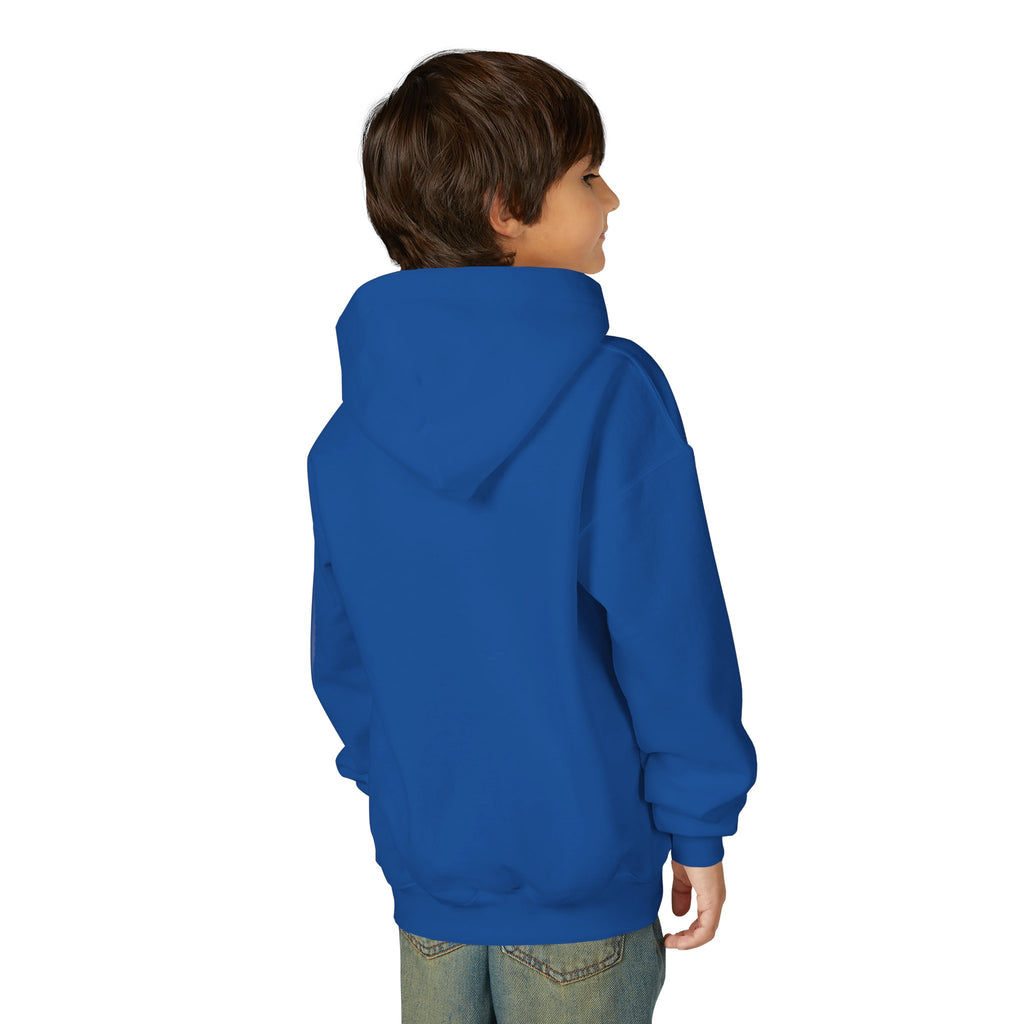 Youth Hoodie – 'Conquer the World' Cartoon Kid Graphic Kids Pullover