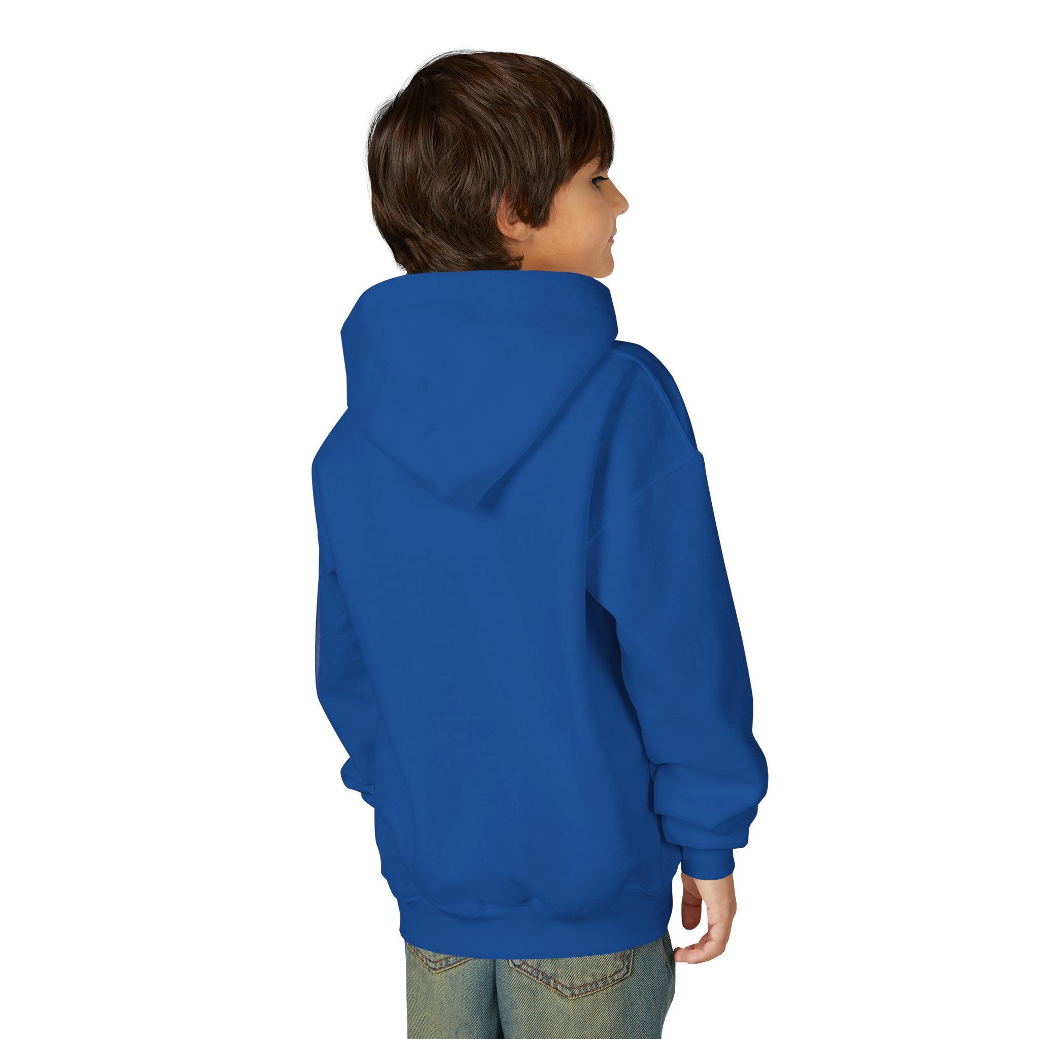 Youth Hoodie – 'Conquer the World' Cartoon Kid Graphic Kids Pullover