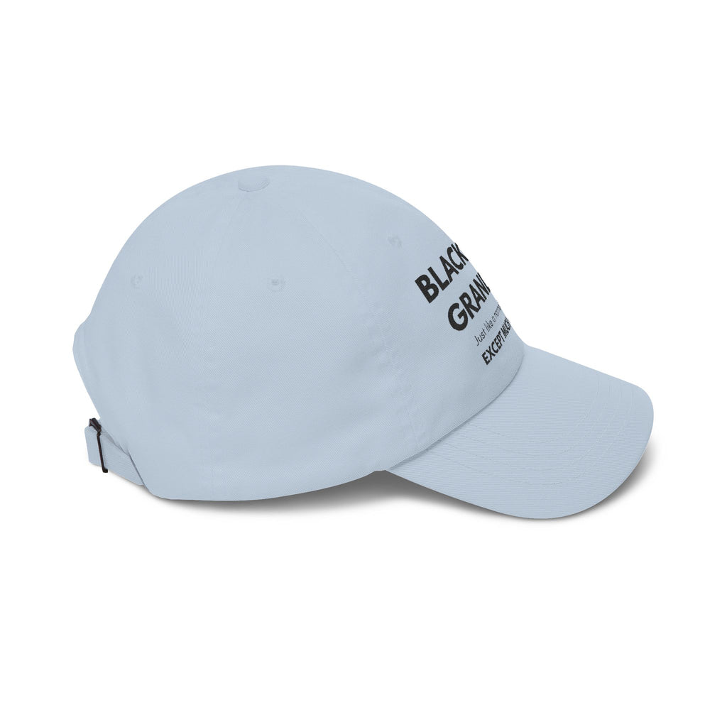 Black Belt Grandma Classic Dad Cap — 'Except Much Cooler' Embroidered Grandmother Hat