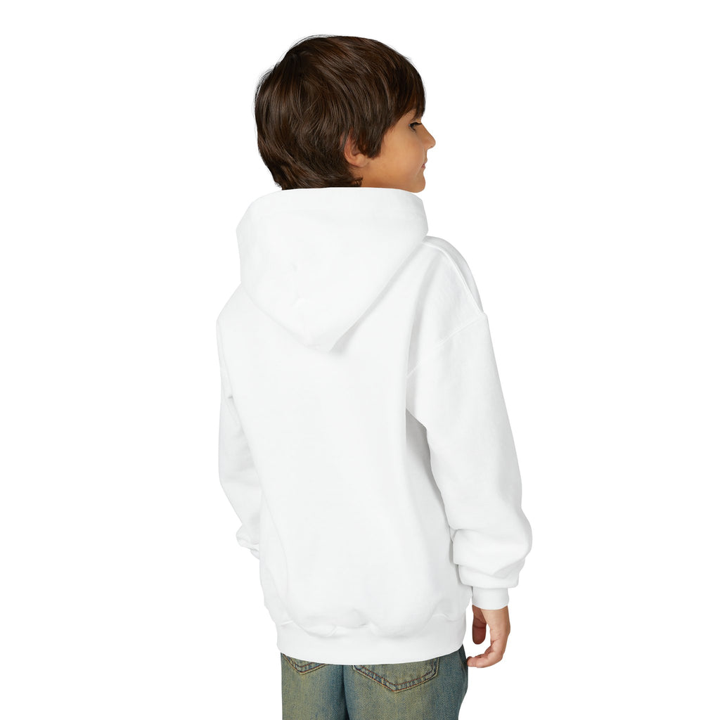 Youth Hoodie – 'Conquer the World' Cartoon Kid Graphic Kids Pullover