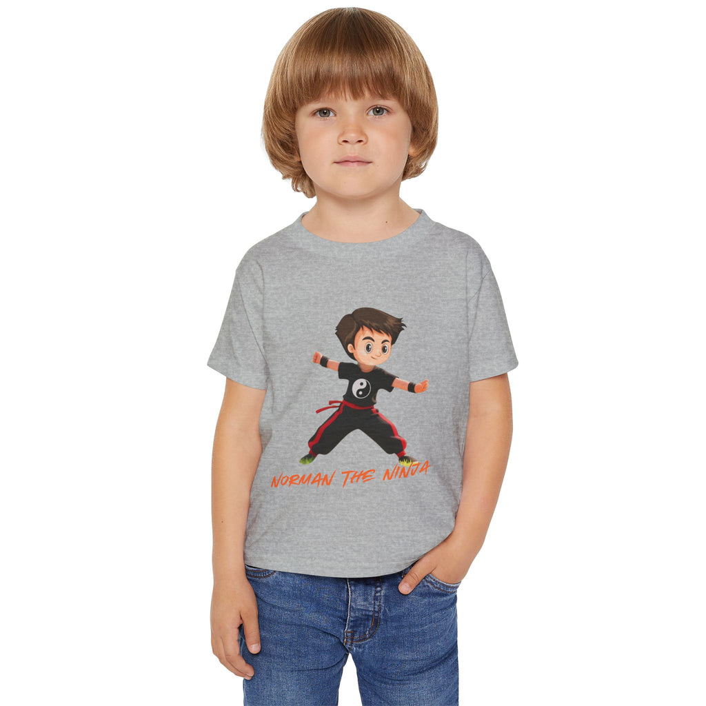 Toddler T-Shirt — "Norman the Ninja" Cute Kid’s Ninja Tee