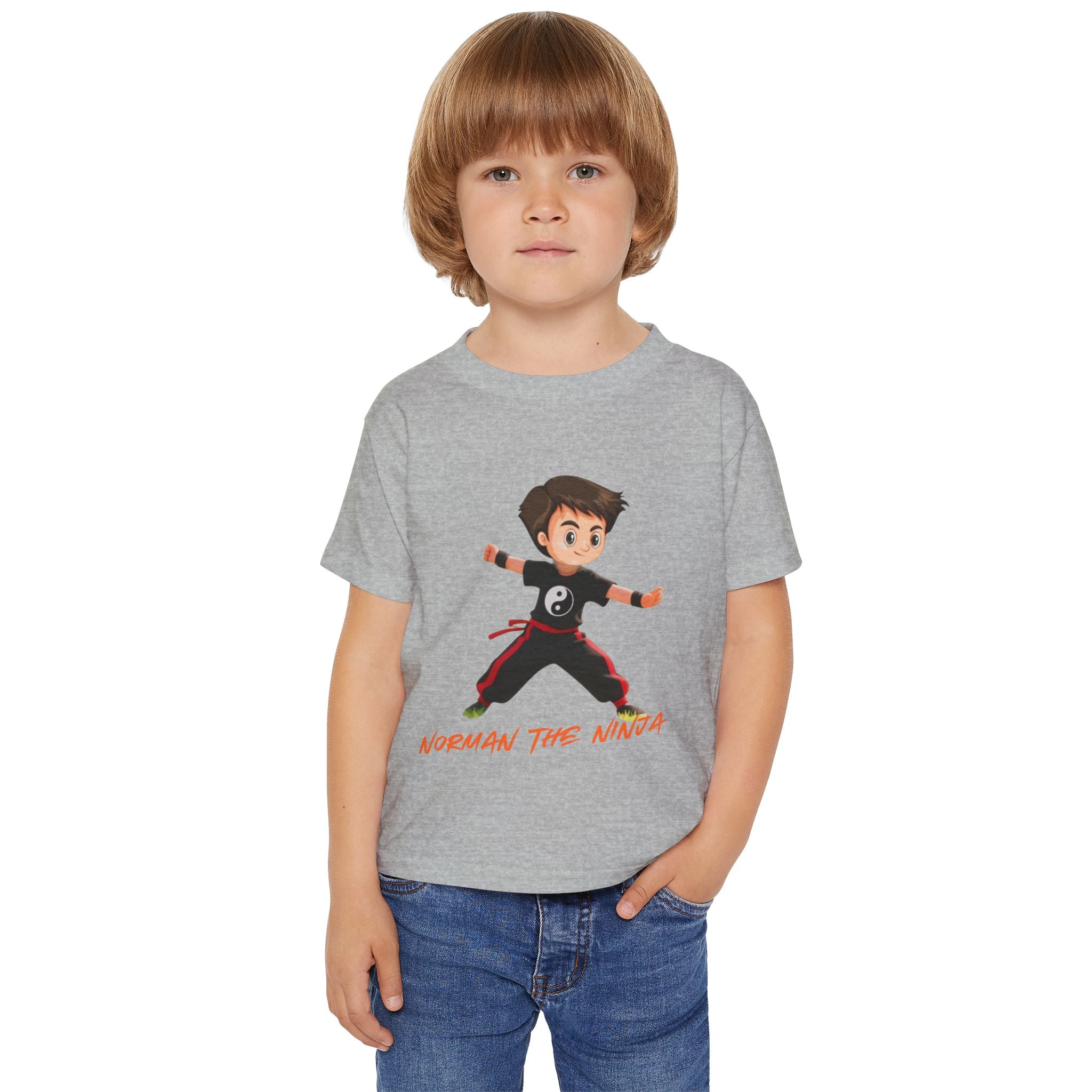 Toddler T-Shirt — "Norman the Ninja" Cute Kid’s Ninja Tee
