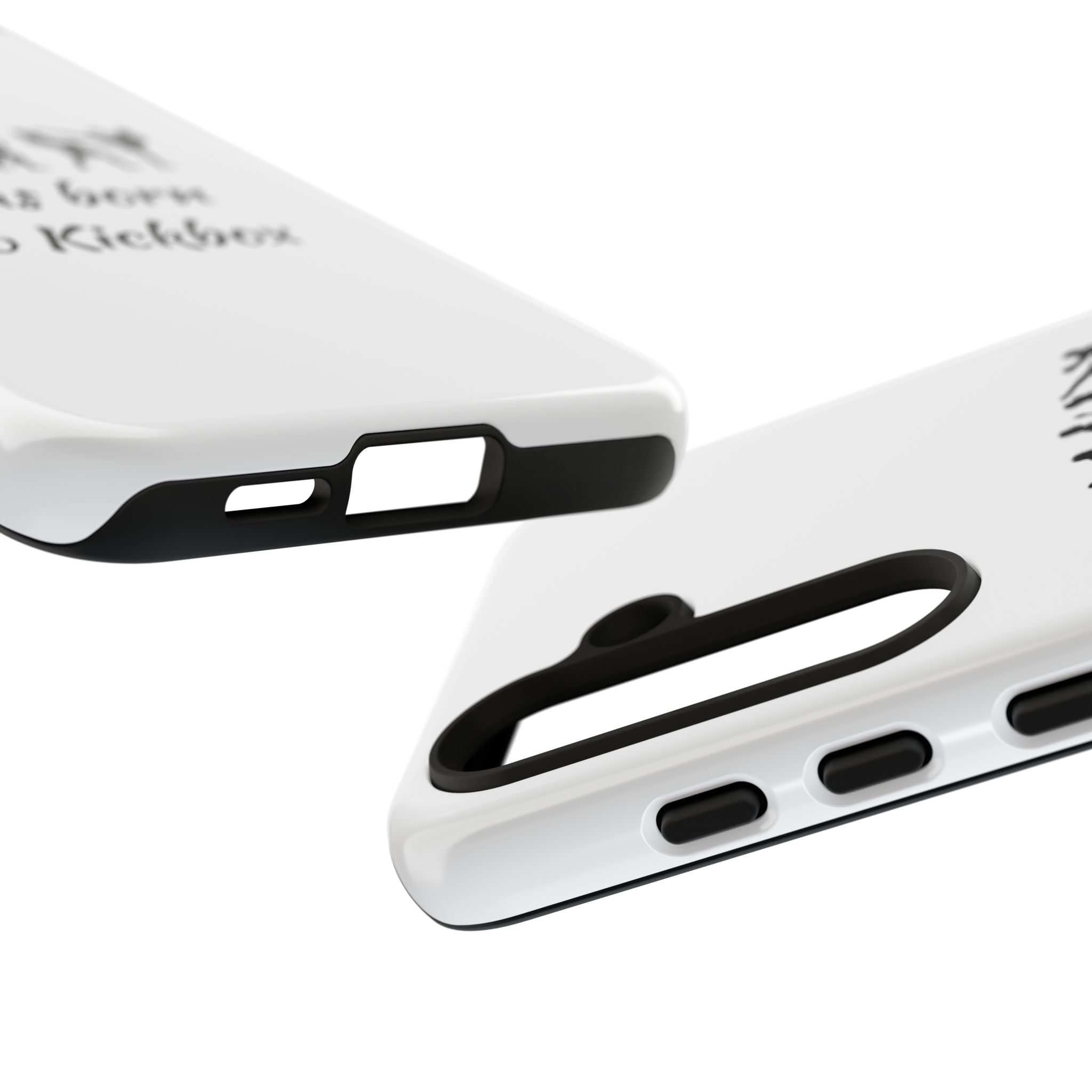 Kickboxing Phone Case — "I Was Born to Kickbox" Protective Tough Case