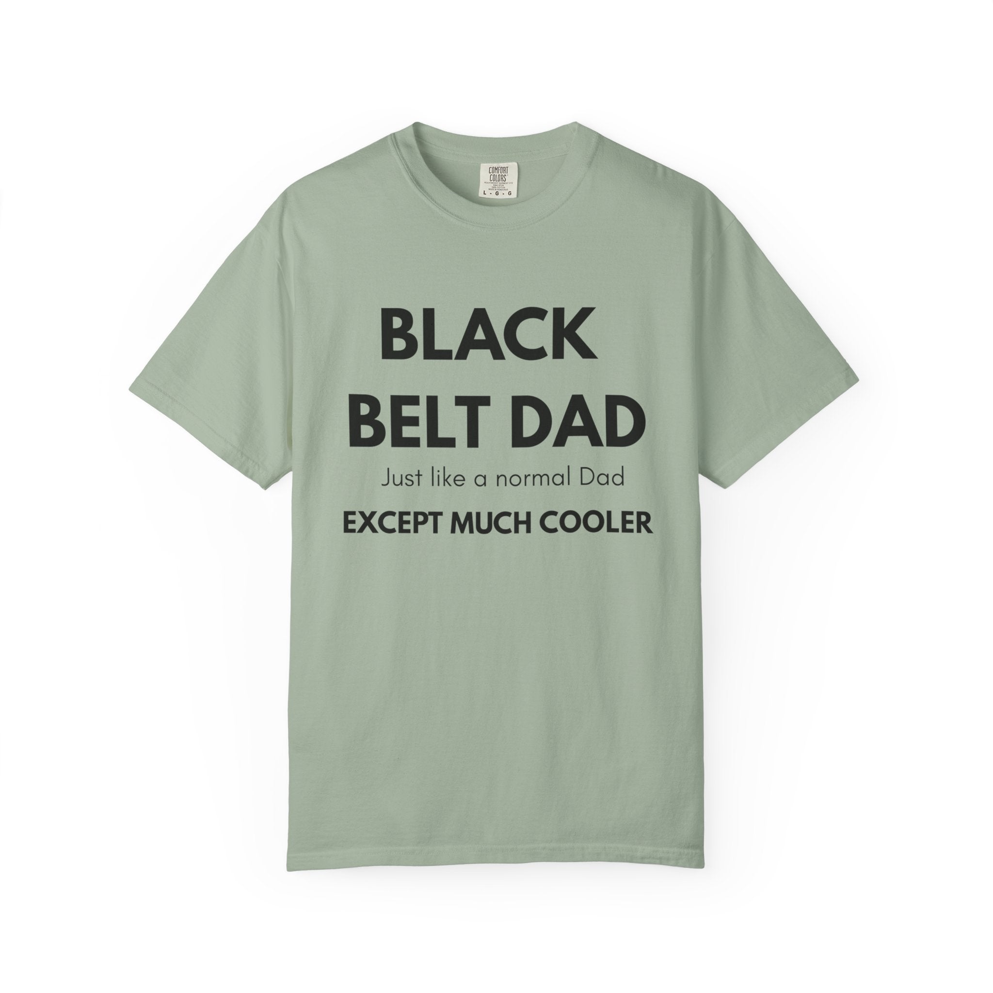 Black Belt Dad T-Shirt — "Black Belt Dad: Just like a normal Dad except much cooler" Martial Arts Father’s Day Tee