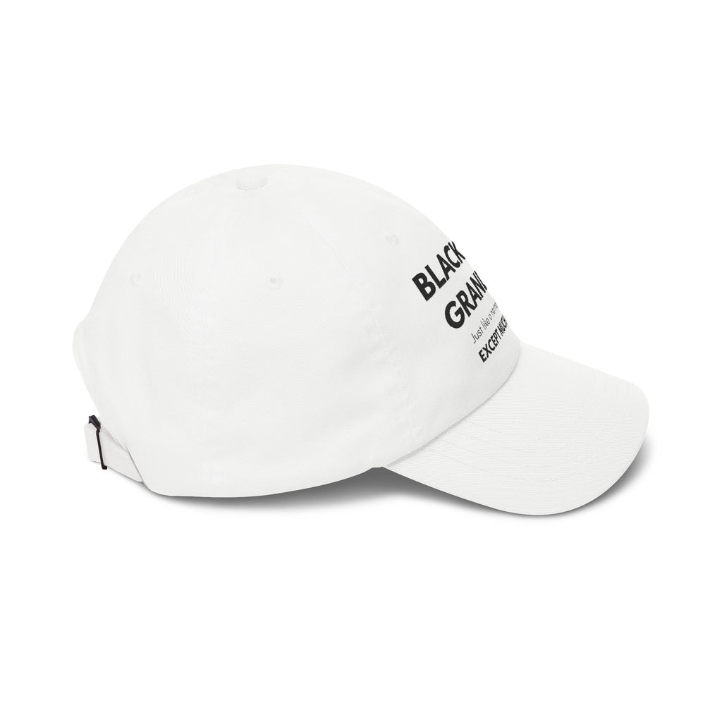 Black Belt Grandma Classic Dad Cap — 'Except Much Cooler' Embroidered Grandmother Hat