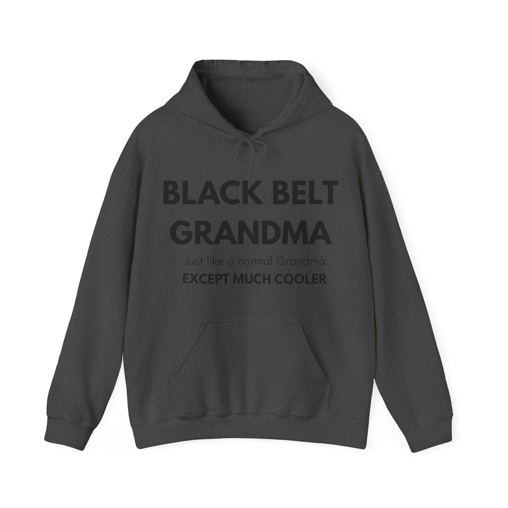 Black Belt Grandma Hoodie — "Just like a normal Grandma Except Much Cooler" Gift