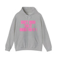 Motivational Hoodie — "Don't Wish For It, Work For It!" Pink Text