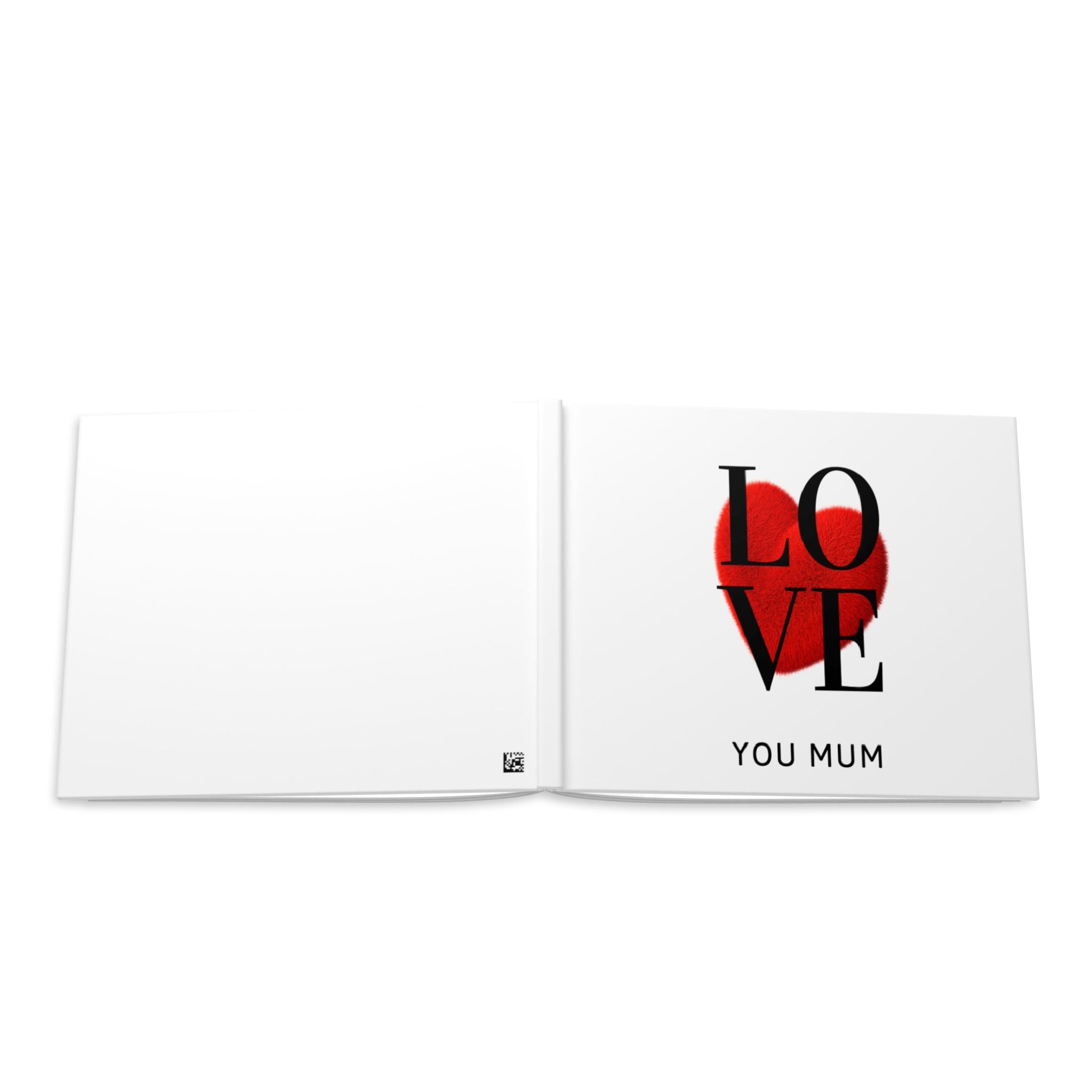 Hardcover Photo Book — "LOVE You Mum" Keepsake for Mother’s Day, Birthday, & Special Memories
