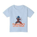 Toddler T-Shirt — "I'm Grandma's Little Ninja" Cute Ninja Graphic Top for Kids