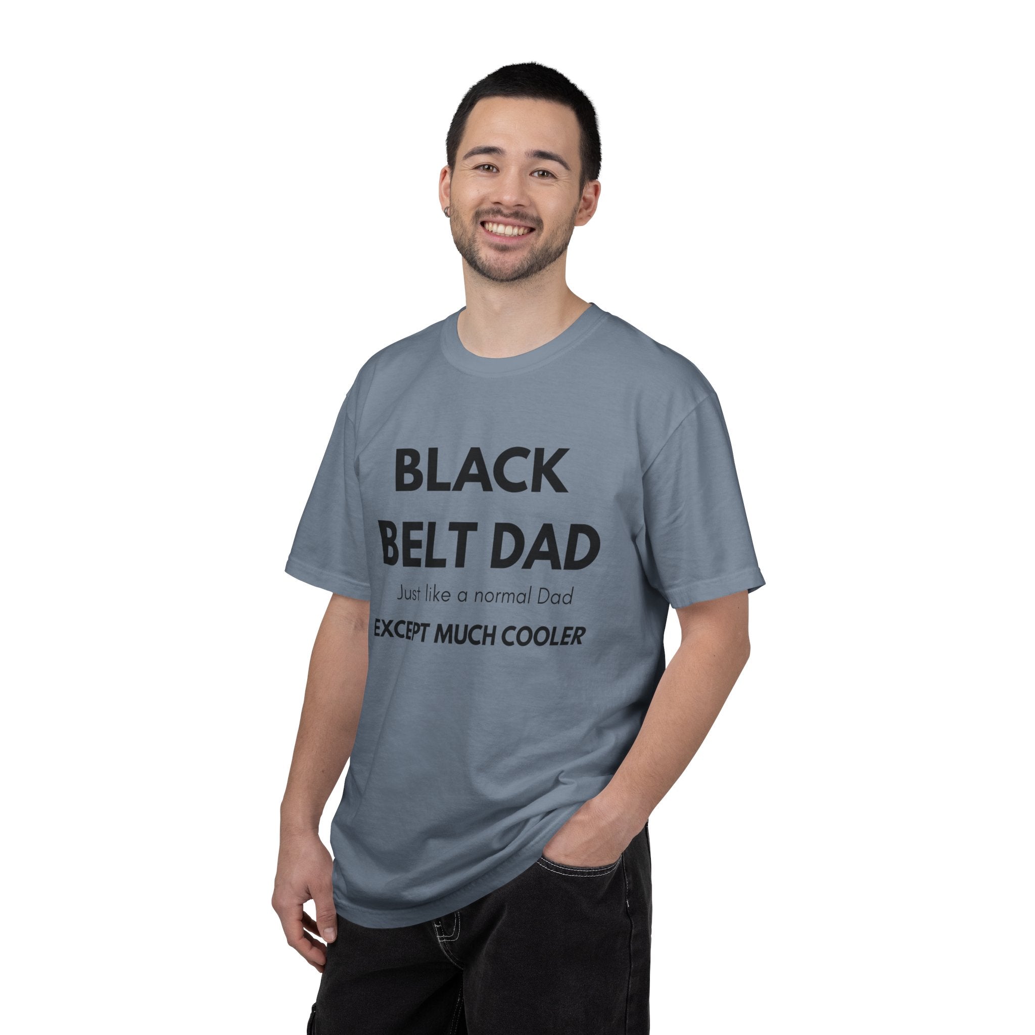 Black Belt Dad T-Shirt — "Black Belt Dad: Just like a normal Dad except much cooler" Martial Arts Father’s Day Tee