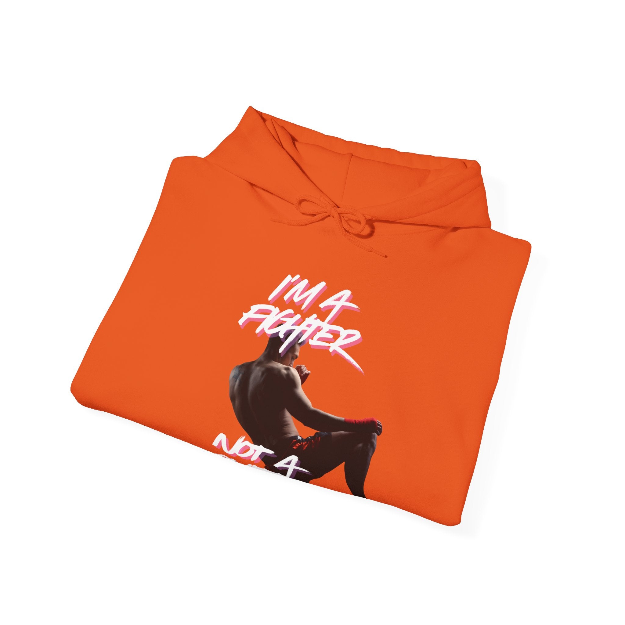 Fighter Not Quitter Hoodie — Motivational Boxing Sweatshirt