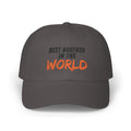 Best Brother in the World Dad Cap — Embroidered White Classic Hat for Brothers, Birthday & Brother’s Day Gift