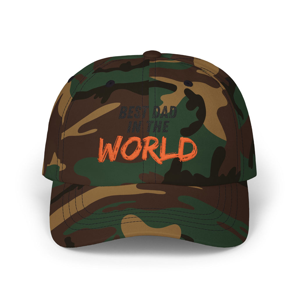 Best Dad in the World Dad Cap — Embroidered Father’s Day Baseball Hat