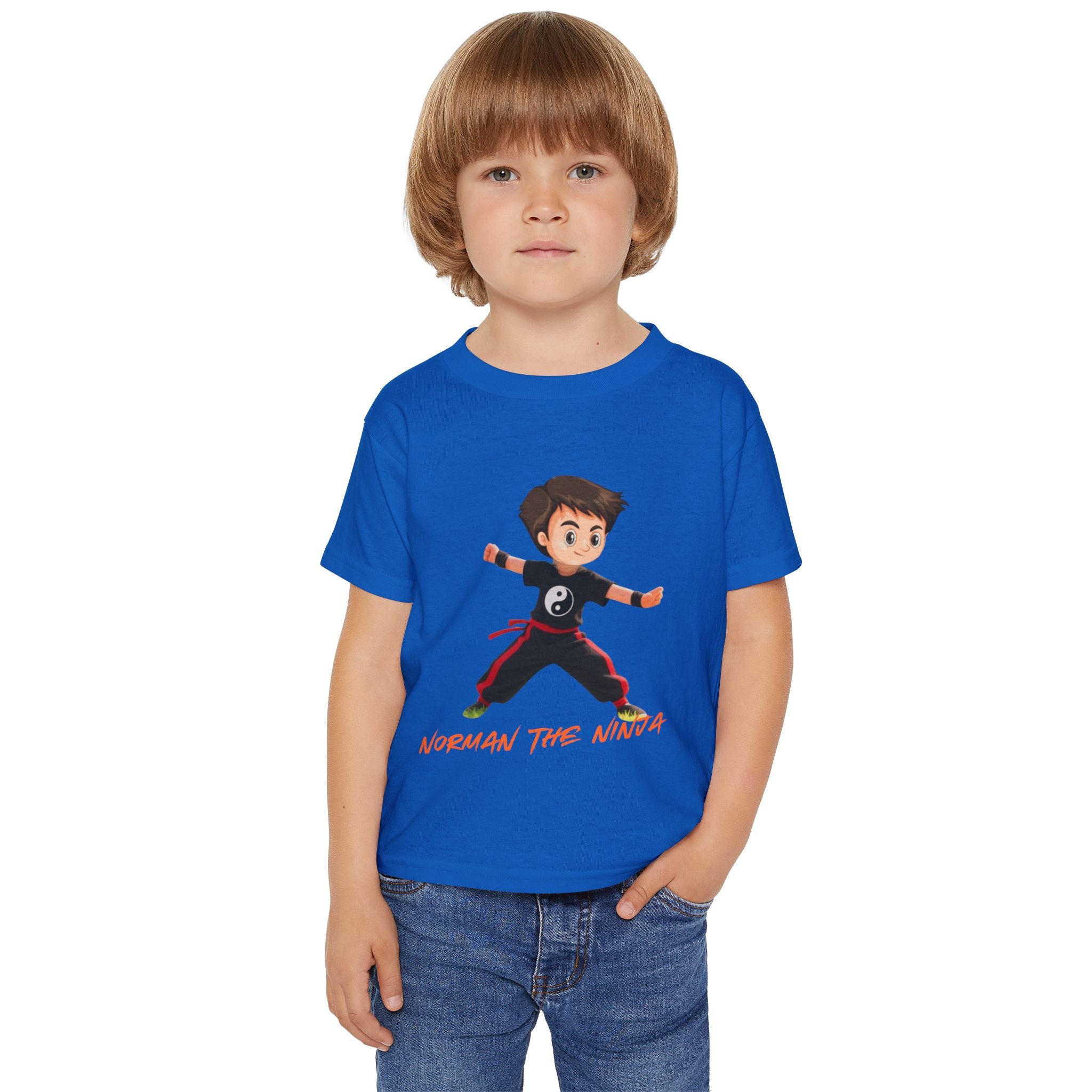 Toddler T-Shirt — "Norman the Ninja" Cute Kid’s Ninja Tee