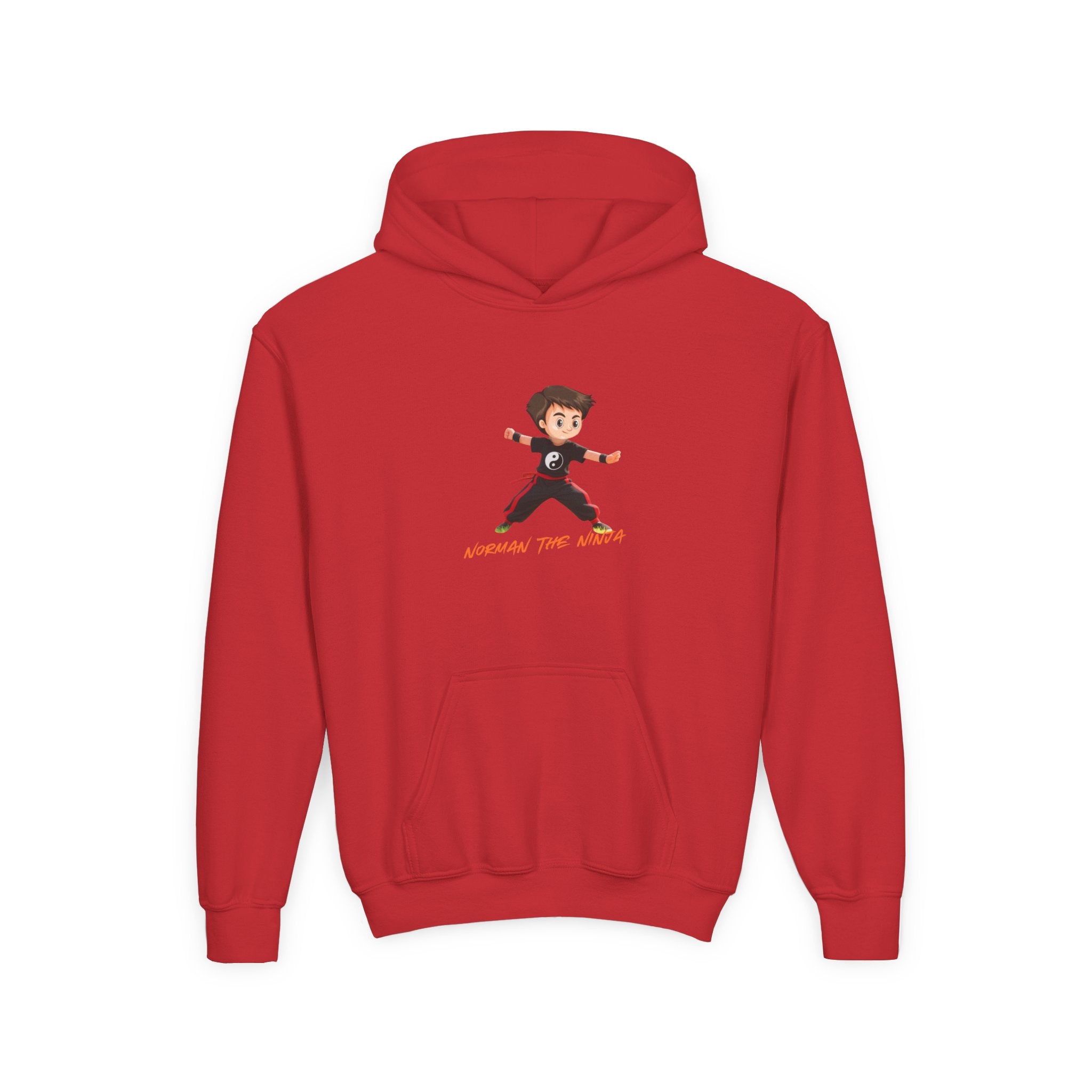Youth Hoodie – 'Conquer the World' Cartoon Kid Graphic Kids Pullover