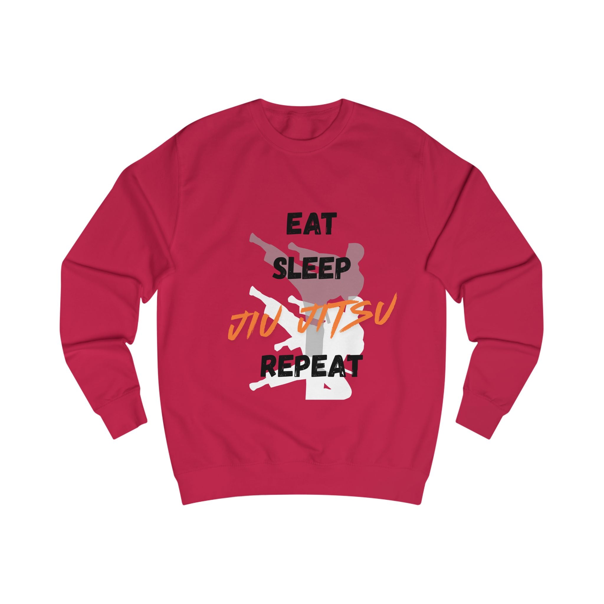 Jiu Jitsu Sweatshirt — Eat Sleep Jiu Jitsu Repeat Crewneck