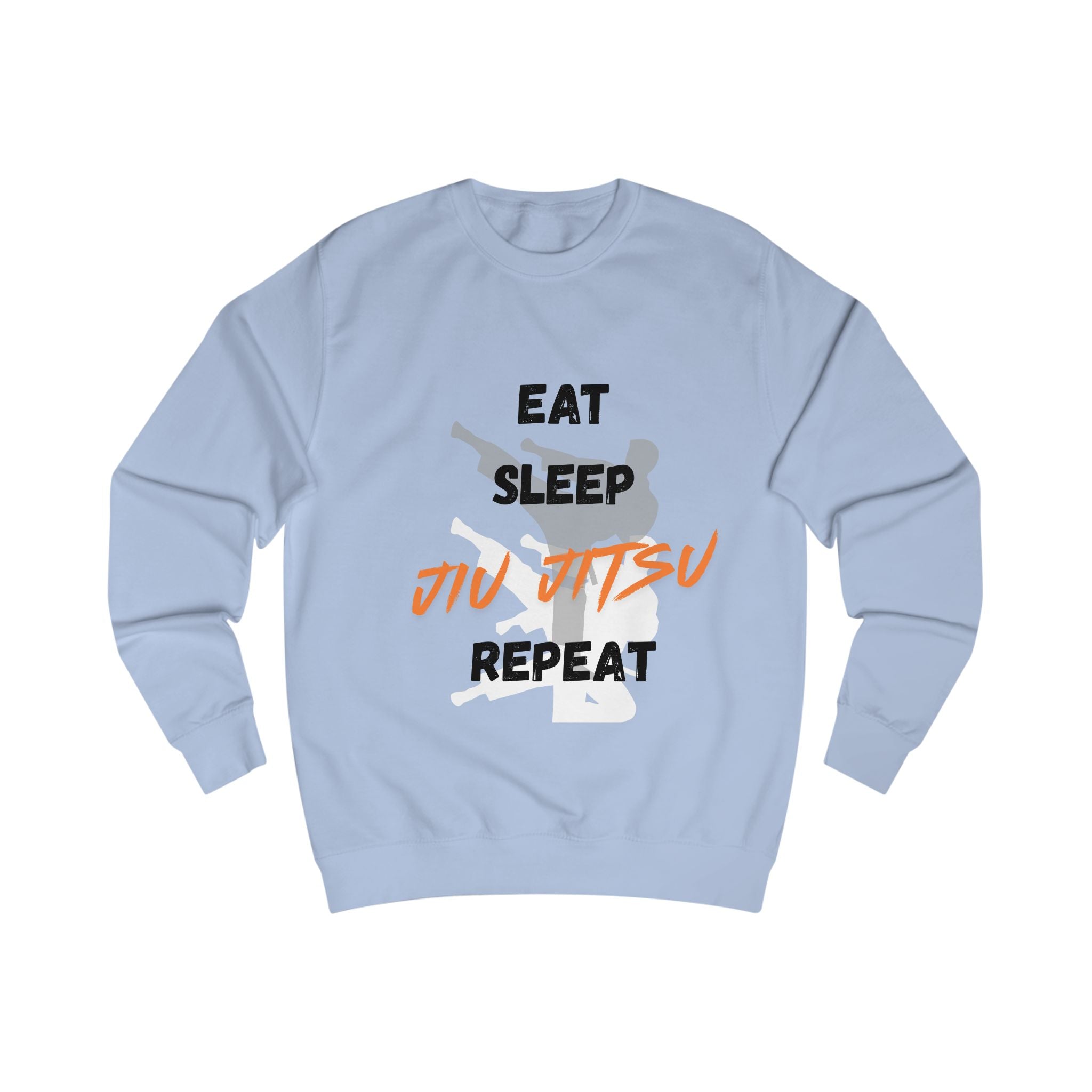 Jiu Jitsu Sweatshirt — Eat Sleep Jiu Jitsu Repeat Crewneck