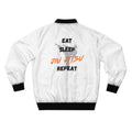 Bomber Jacket — "Eat Sleep Jiu Jitsu Repeat" Martial Arts Bomber