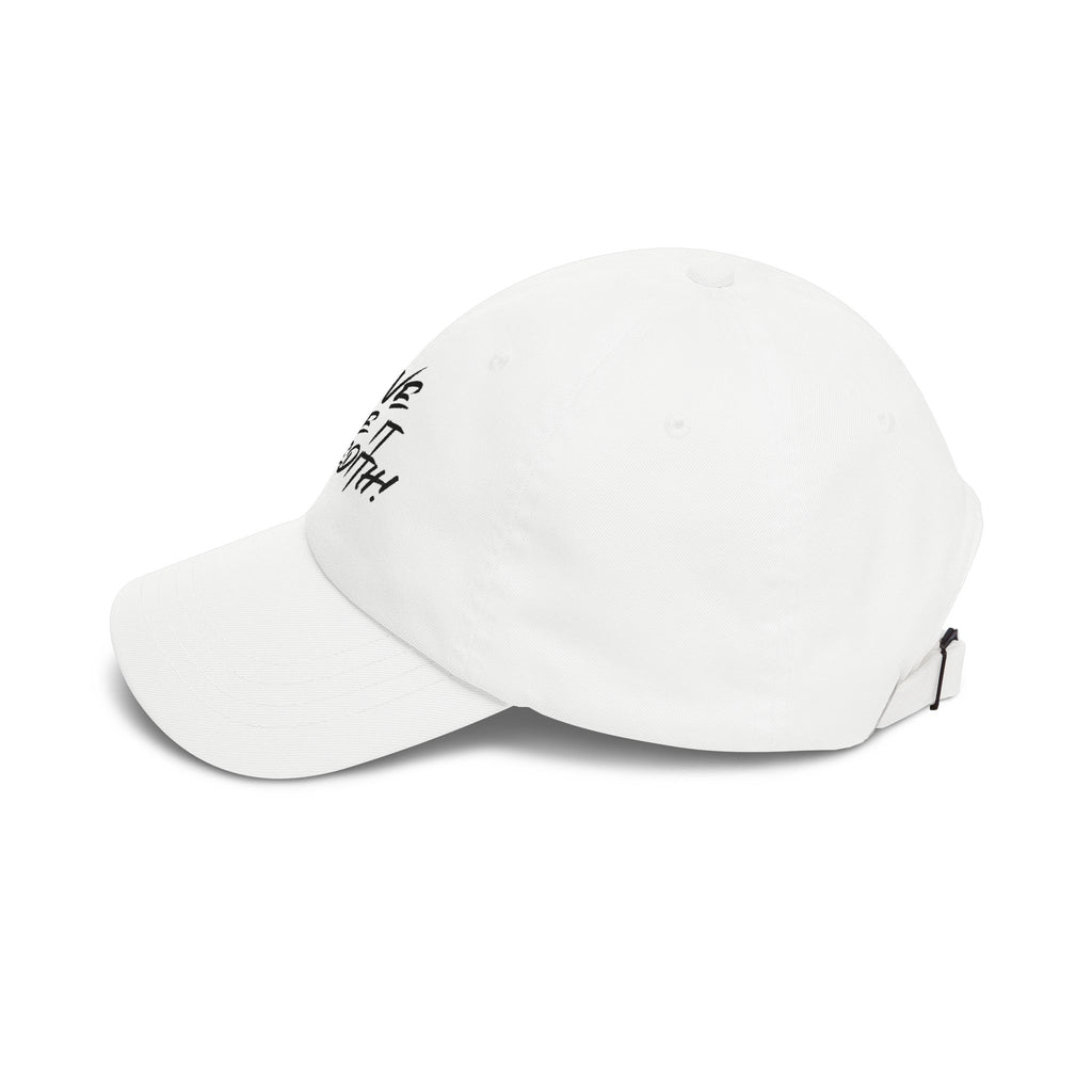 Dad Cap — "We’ve Made It Meredith!" Embroidered White Baseball Hat