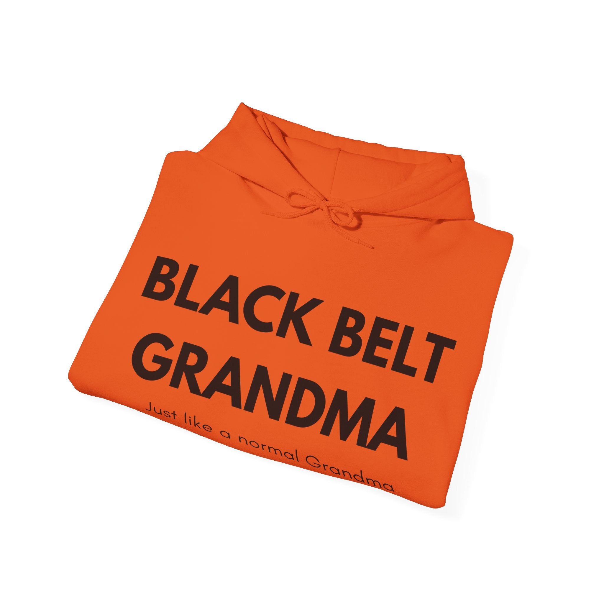 Black Belt Grandma Hoodie — "Just like a normal Grandma Except Much Cooler" Gift