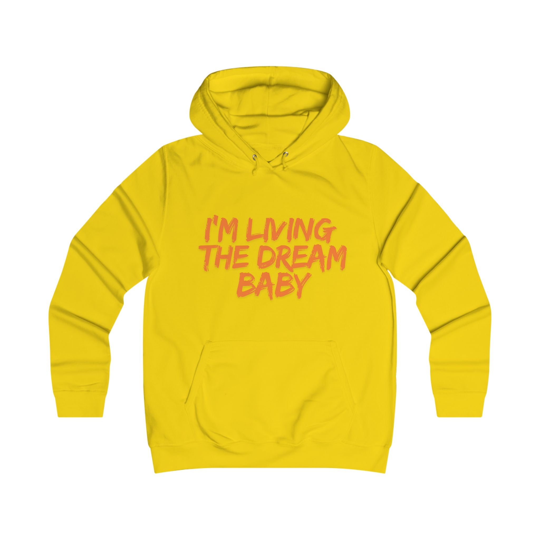 Living the Dream Baby Hoodie — Cute Girlie Graphic Pullover