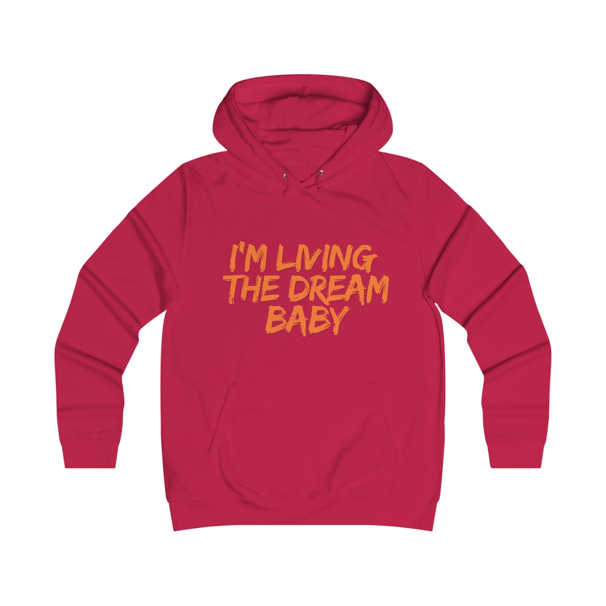 Living the Dream Baby Hoodie — Cute Girlie Graphic Pullover