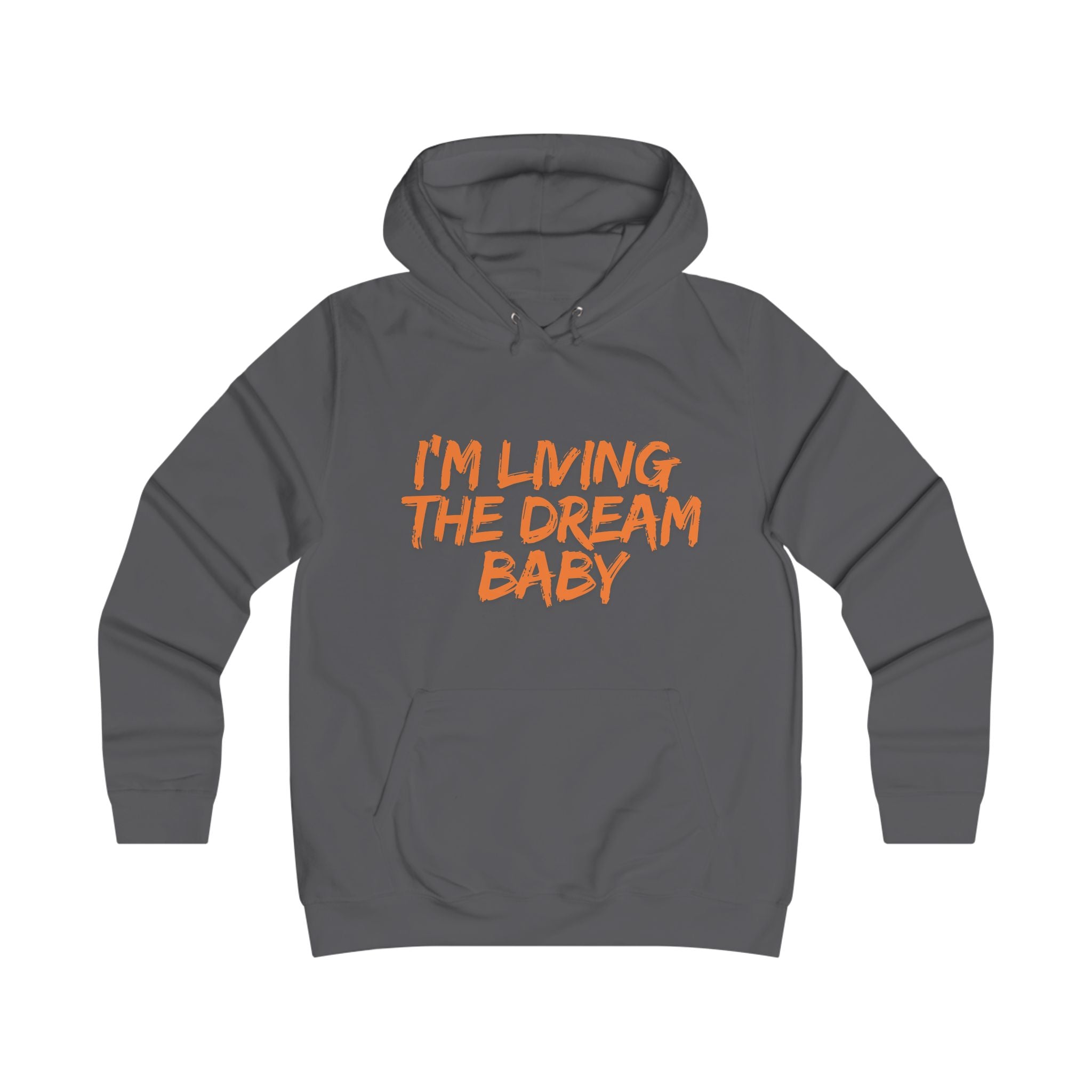 Living the Dream Baby Hoodie — Cute Girlie Graphic Pullover