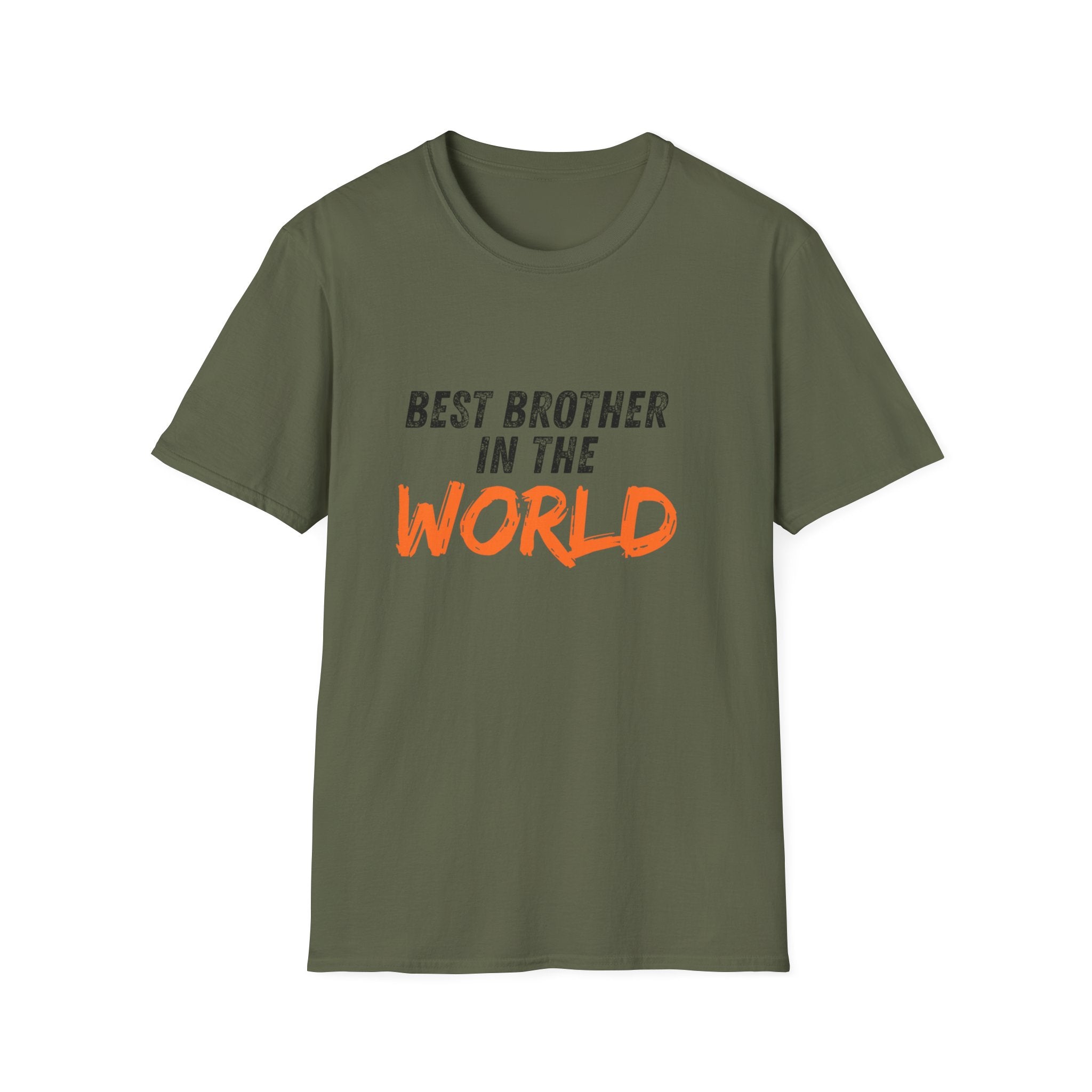T-Shirt — "Best Brother in the World" Graphic Tee