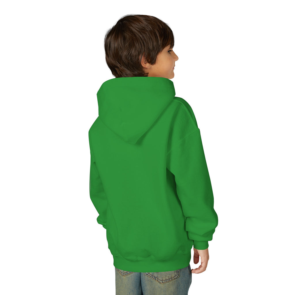 Youth Hoodie – 'Conquer the World' Cartoon Kid Graphic Kids Pullover