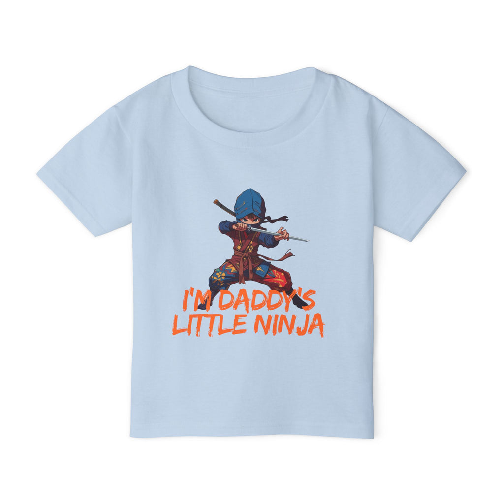 Toddler T-Shirt — "I'm Daddy's Little Ninja" Cute Kid Ninja Graphic Tee