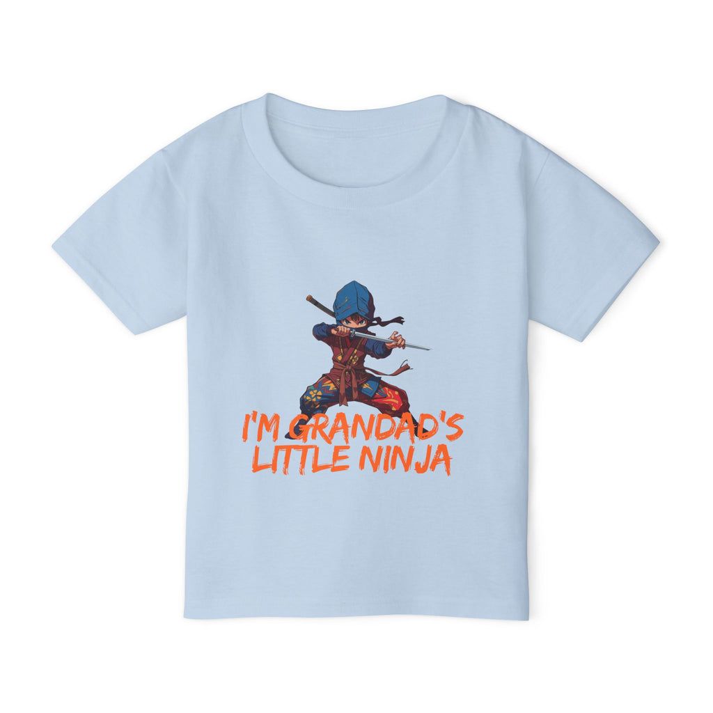 Toddler T-Shirt — "I'm Grandpa's Little Ninja" Cute Kids Martial Arts Tee