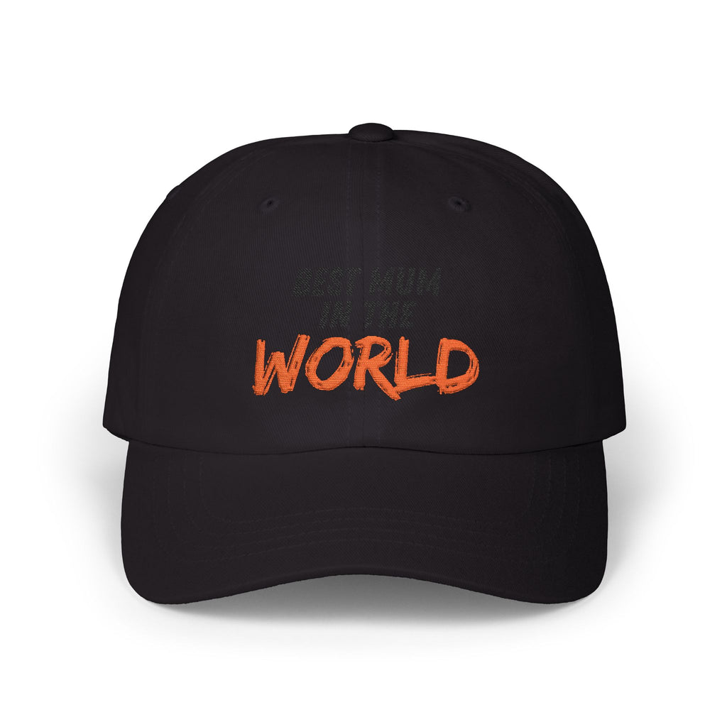 Dad Cap — "Best Mum in the World" Embroidered Baseball Hat