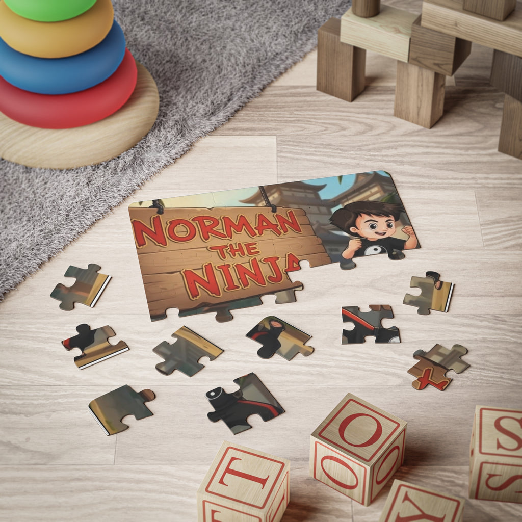 Norman the Ninja Kids Puzzle — 30-Piece Personalized Children's Jigsaw