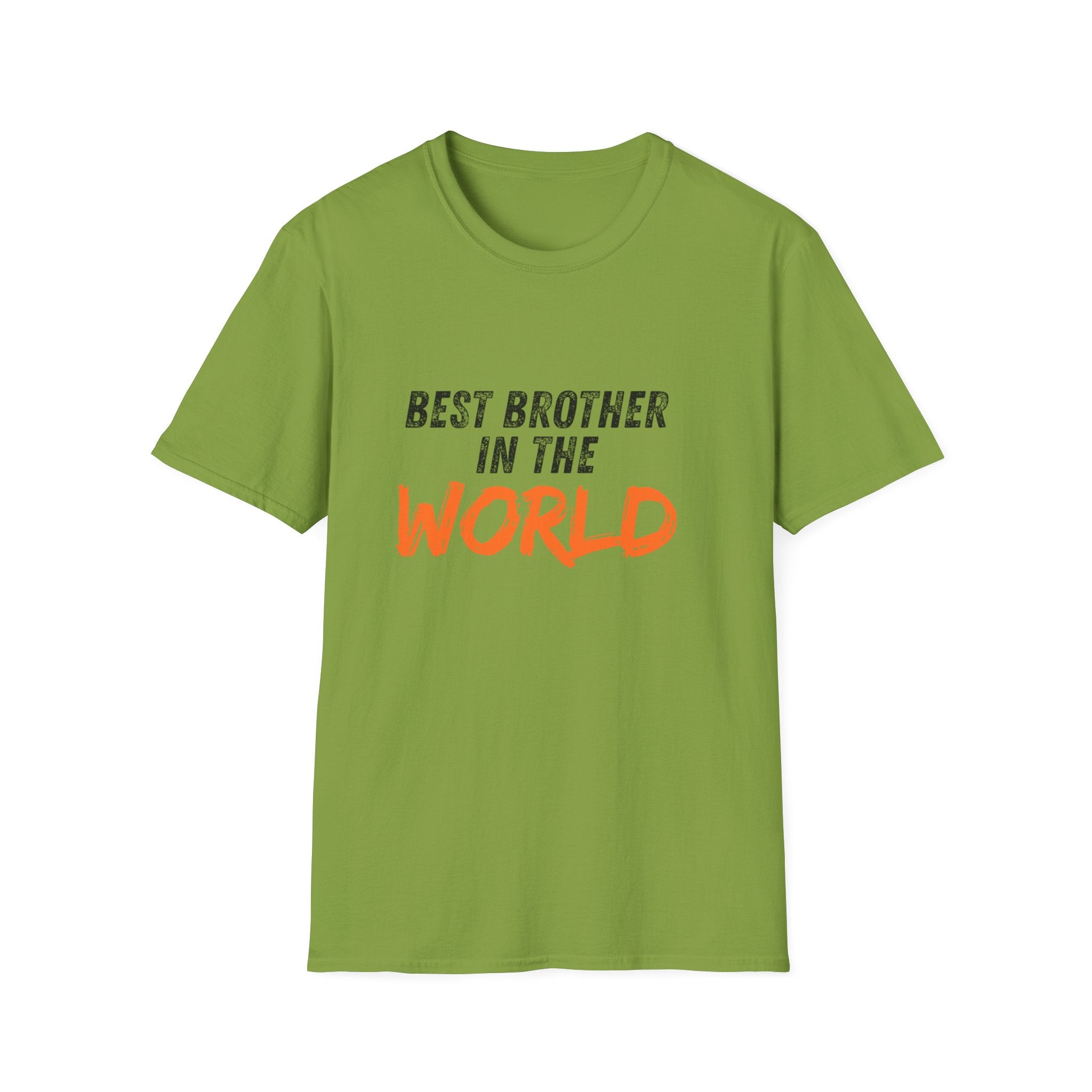 T-Shirt — "Best Brother in the World" Graphic Tee