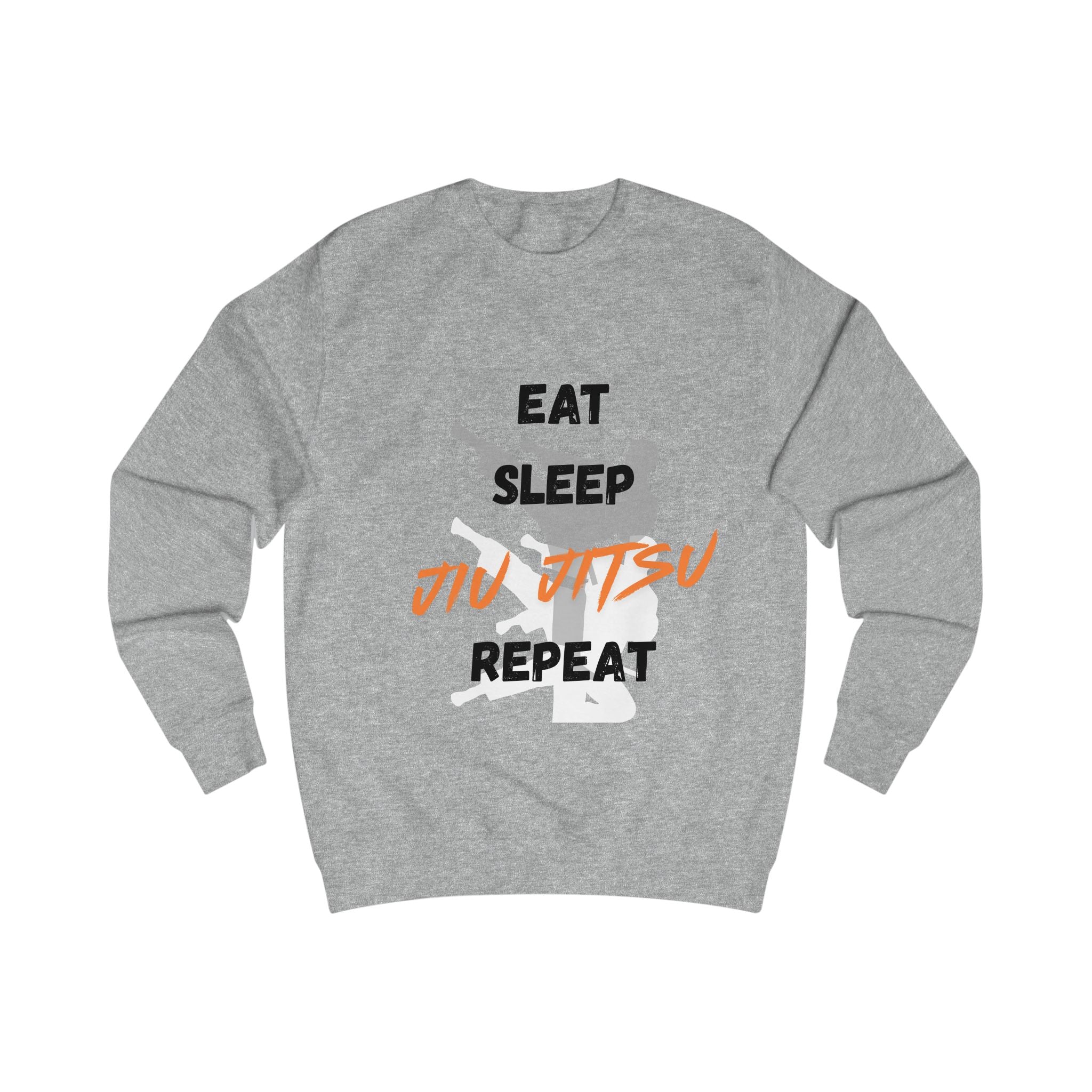 Jiu Jitsu Sweatshirt — Eat Sleep Jiu Jitsu Repeat Crewneck