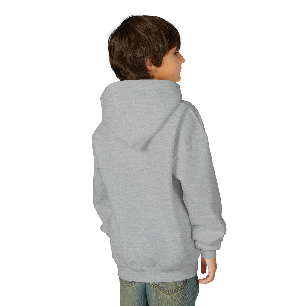 Youth Hoodie – 'Conquer the World' Cartoon Kid Graphic Kids Pullover