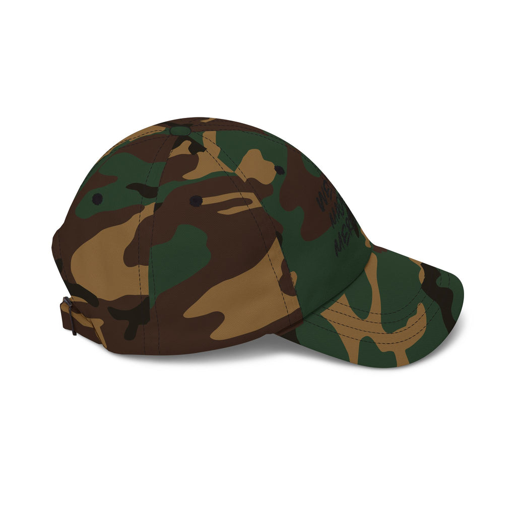 Dad Cap — "We’ve Made It Meredith!" Embroidered White Baseball Hat