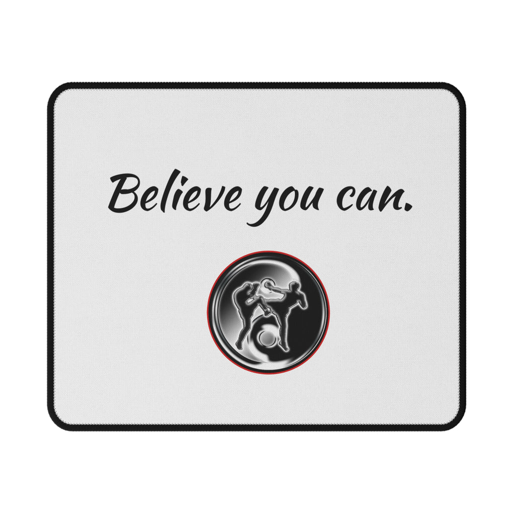 Believe You Can Gaming Mouse Pad — Non‑Slip Motivational Mousepad for Gamers & Fitness Fans