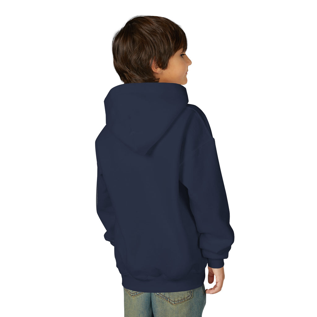Youth Hoodie – 'Conquer the World' Cartoon Kid Graphic Kids Pullover