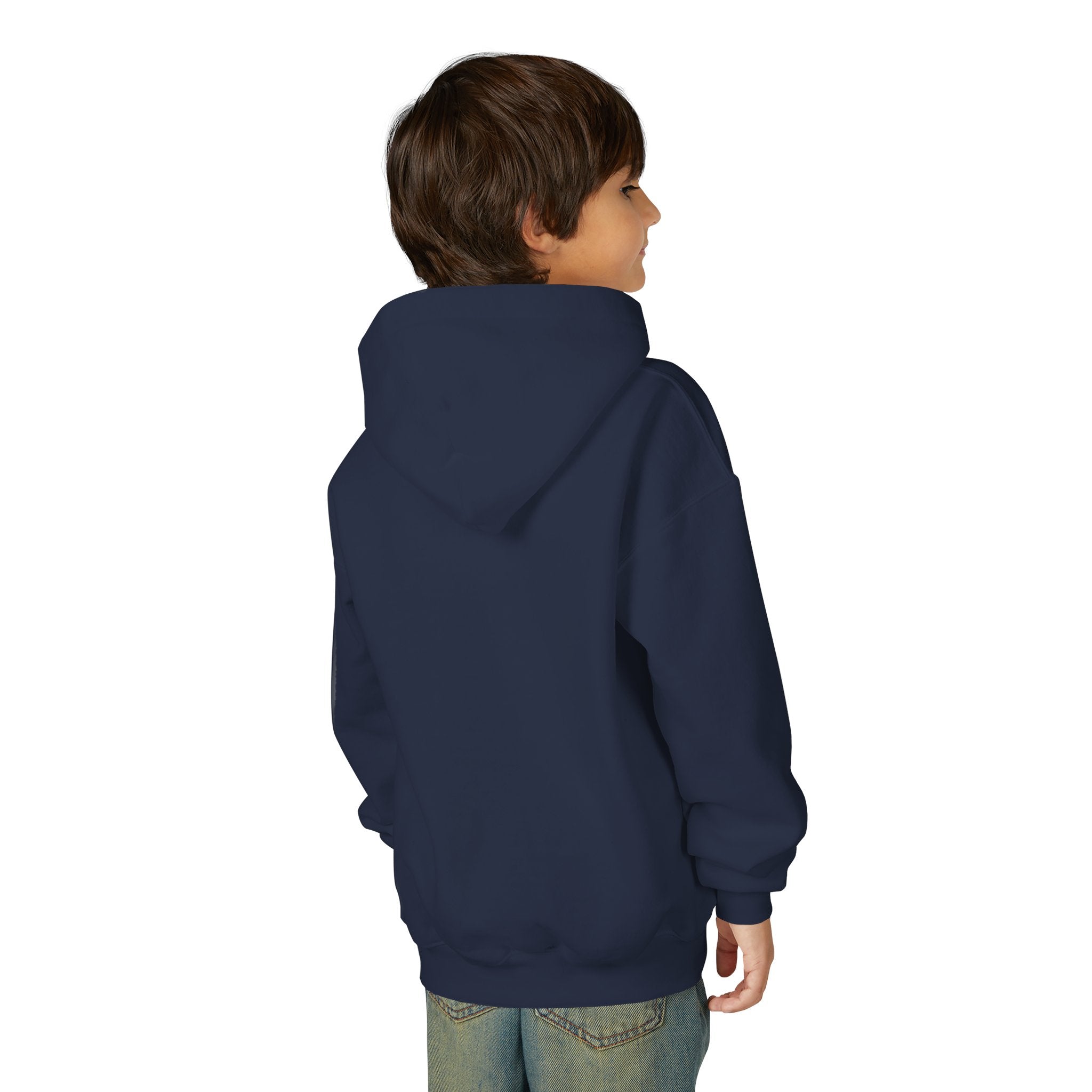 Youth Hoodie – 'Conquer the World' Cartoon Kid Graphic Kids Pullover