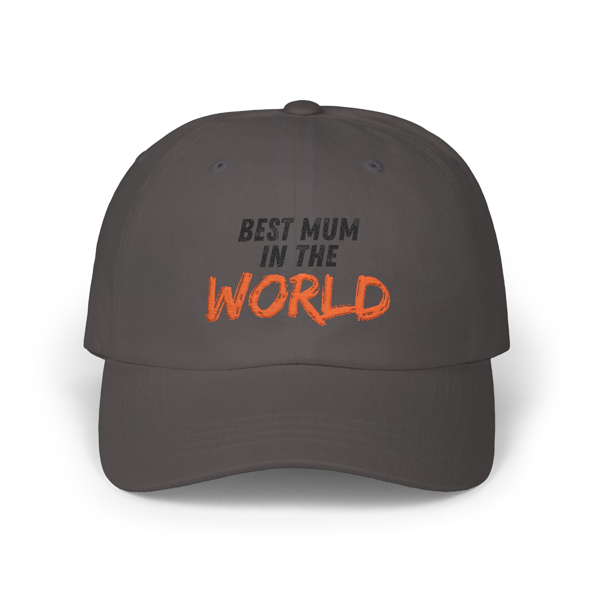Dad Cap — "Best Mum in the World" Embroidered Baseball Hat