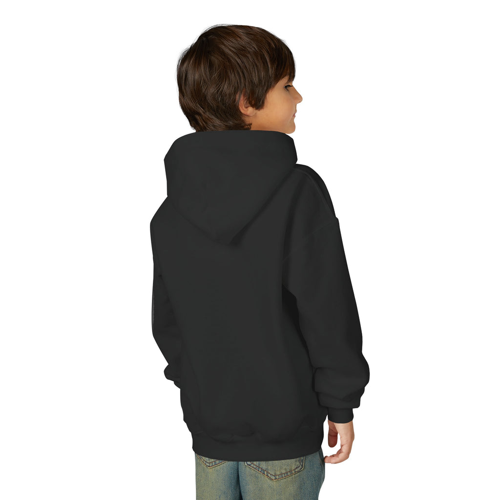 Youth Hoodie – 'Conquer the World' Cartoon Kid Graphic Kids Pullover