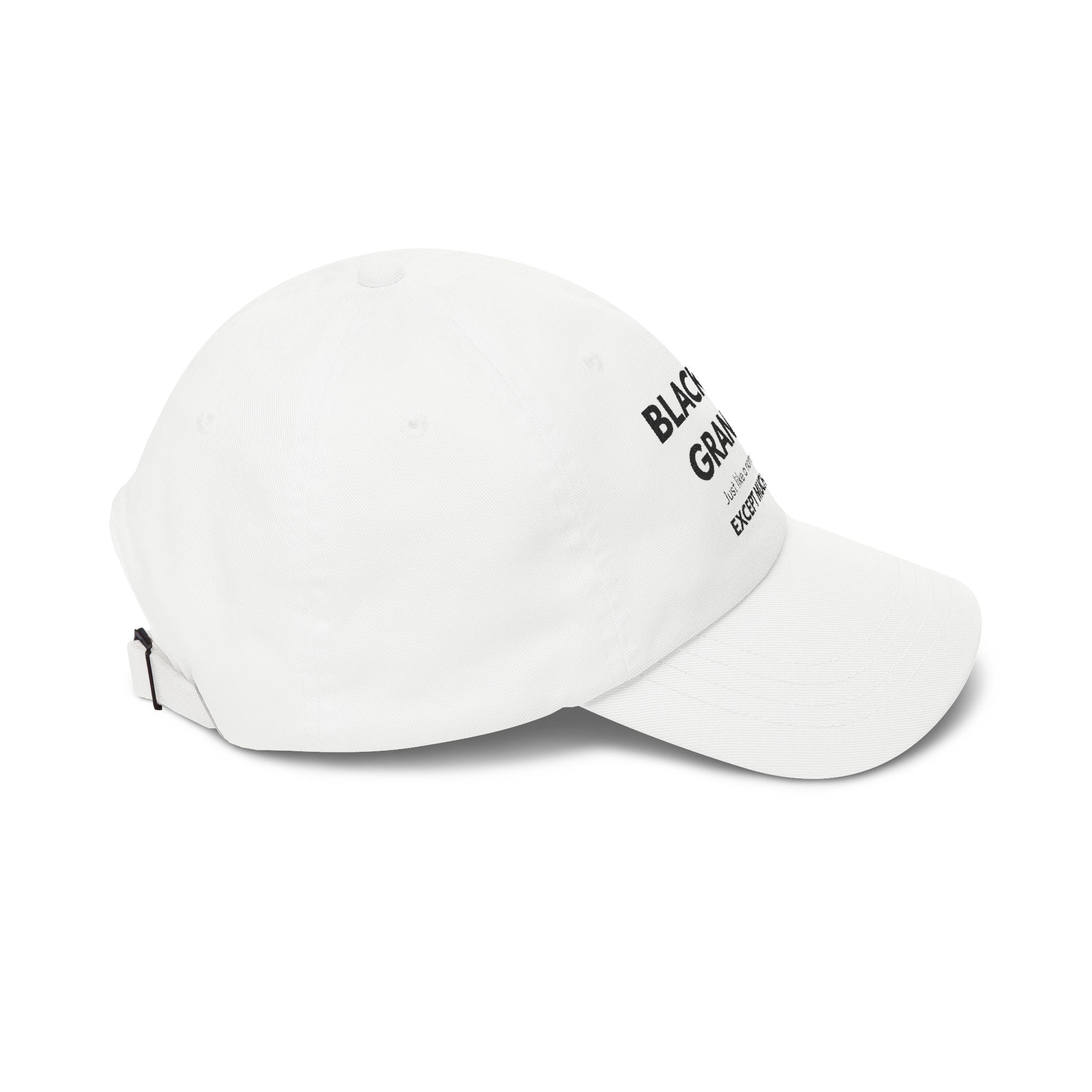 Dad Cap — “Black Belt Grandad” Embroidered Baseball Hat (Perfect Grandfather Gift)